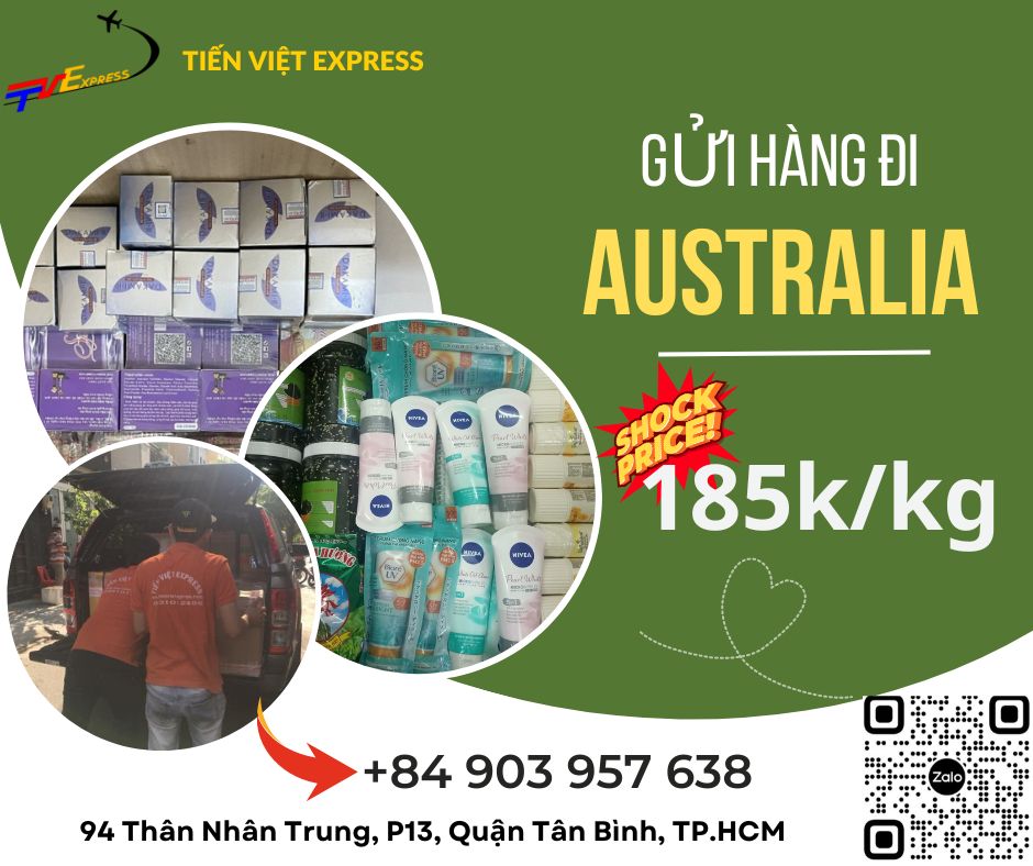 Gửi hàng đi Úc- Tiến Việt Express